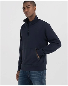 Мужская толстовка с капюшоном, темно-синий Replay