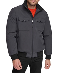 Куртка-бомбер Flextech Solid, цвет Iron Calvin klein