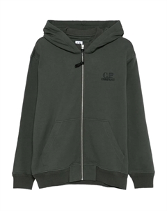 Толстовка с капюшоном на молнии, серый C.p. company