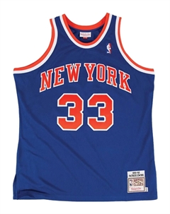 Аутентичный дорожный жилет «NBA NY Knicks 91 Patrick Ewing», красный Mitchell and ness