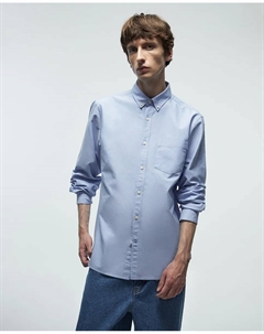 Оксфордская рубашка обычного кроя, светло-голубой Сфера