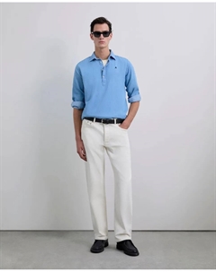 Мужская хлопковая рубашка классического кроя, синий Scalpers