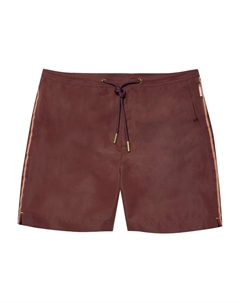 Плавки-шорты в полоску «Бульдог», коричневый Orlebar brown