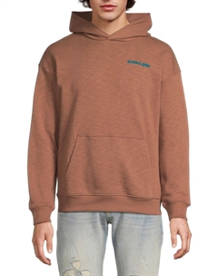 ​Хлопковая толстовка с вышитым логотипом, цвет Medium Brown Scotch&soda