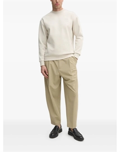 Толстовка с круглым вырезом и тисненым логотипом, нейтральный Joop