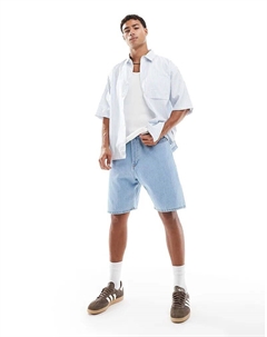 Свободные джинсовые шорты Tony светло-голубого цвета Jack & jones