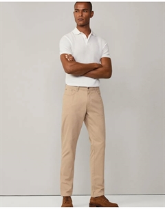 Мужские классические джинсы с пятью карманами, бежевый Hackett