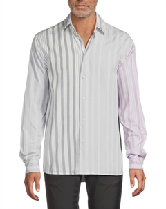 Полосатая хлопковая рубашка, разноцветный Jw anderson