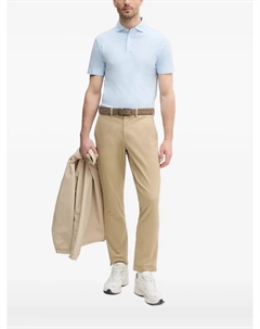 Рубашка-поло с вышитым логотипом, синий Hackett