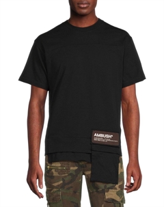 Футболка с карманом на талии, черный Ambush