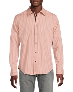 Полосатая рубашка Томлина, цвет Mohagany Stripe Rag & bone