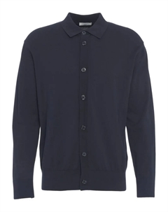 Вязаная рубашка, синий Paolo pecora