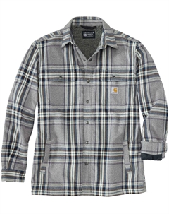 Рубашка Flannel Sherpa Lined Shirt, серый Carhartt