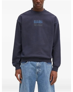 Толстовка с логотипом-аппликацией, синий Napapijri