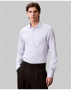 Мужская сорочка в полоску, синий Calvin klein