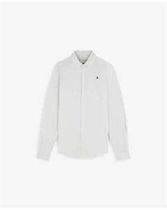 Мужская рубашка в полоску классического кроя, светло-зеленый Scalpers