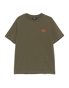 Футболка с логотипом, зеленый A.p.c.