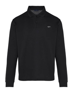 Рубашка-поло с длинными рукавами, черный Paul & shark