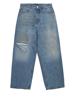 Рваные мешковатые джинсы, синий Vetements