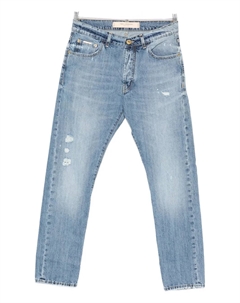 Джинсы из рваного хлопка, синий Yes london