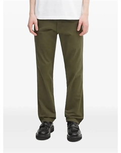 Брюки прямого кроя с нашивкой-логотипом, зеленый Carhartt wip