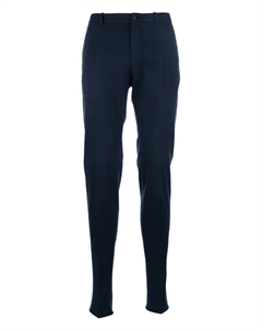 Брюки на пуговицах, синий Incotex