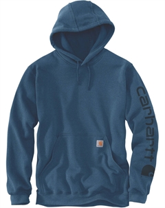 Худи Midweight Sleeve Logo 2025 Hoodie, темно-синий Carhartt
