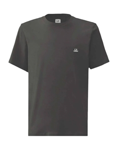 Футболка с короткими рукавами и вышитым логотипом, черный C.p. company