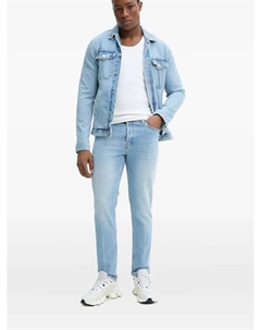 Джинсы с нашивкой-логотипом, синий Hugo