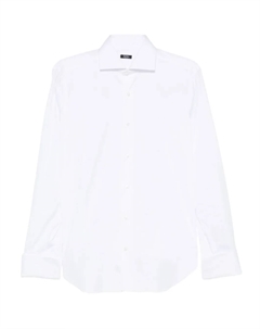 Рубашка с пуговицами на манжетах, белый Barba