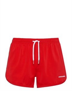 Плавки с разрезами по бокам, красный Dsquared2