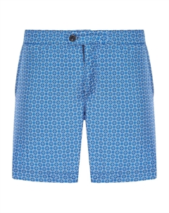 Узорчатые шорты для плавания, синий Incotex