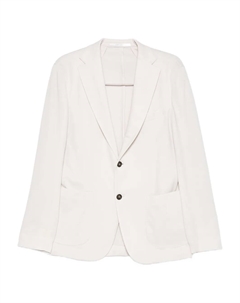 Блейзер с двумя пуговицами и накладными карманами, нейтральный Eleventy
