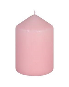 Свеча бочонок, 40х60 см, ОС, легкий розовый Антей кэнд
