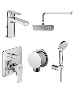 Комплект смесителей Esla BD002XC Хром Ideal standard