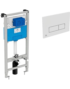 Инсталляция Prosys TT00007/121AC для унитаза с Белой клавишей смыва Ideal standard