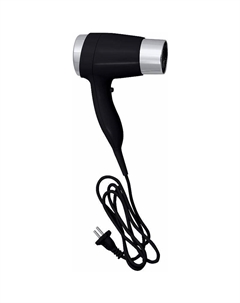 Фен настенный Hotel 945433088 Черный Bemeta