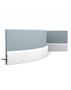 Плинтус SX183F 2000x75x13 Orac decor