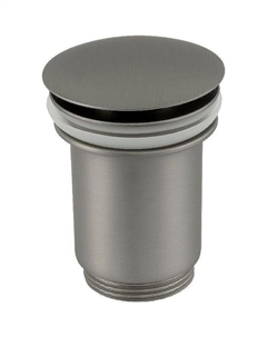 Донный клапан 904CC114NPO click-clack Никель матовый брашированный Remer