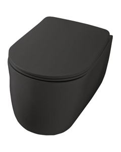 Унитаз Nolita 531431 подвесной Черный матовый без сиденья Kerasan