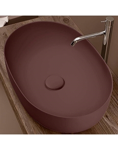 Раковина-чаша Nolita 60 534375 Бургундский матовый Kerasan
