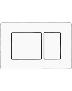 Клавиша смыва Cesano 8200-0032 Белая Bocchi