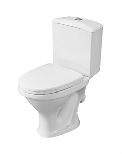 Унитаз компакт Вест 1.P201.8.S00.00B.F с бачком и сиденьем Santeri