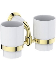 Стакан для зубных щеток Bianchi AM-E-2602-D-Do двойной Золото Art&max