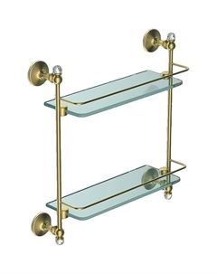 Стеклянная полка Antic Crystal AM-E-2682BSJ-Do Золото Art&max