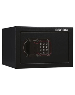 Сейф мебельный 170мм x 260мм x 230мм, 3.7кг, замков: 1/электронный, SF 170EL (S103BR210614) Brabix