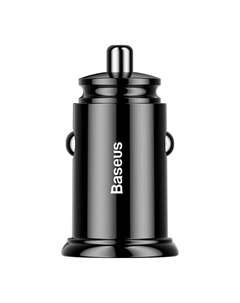 Автомобильное зарядное устройство Circular Quick Charger 2хUSB 30W (черный) (CCALL-YD01) Baseus