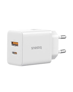 Сетевое зарядное устройство Cube Fast Charger 20W USB/Type-C (P10111403213-00) (белый) Baseus