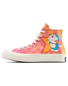 Кроссовки Doraemon X Chuck 70 High 'Habanero Gold Flamingo' Converse