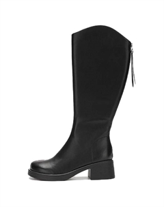 Сапоги женские черные 5,2 см, Black Aokang